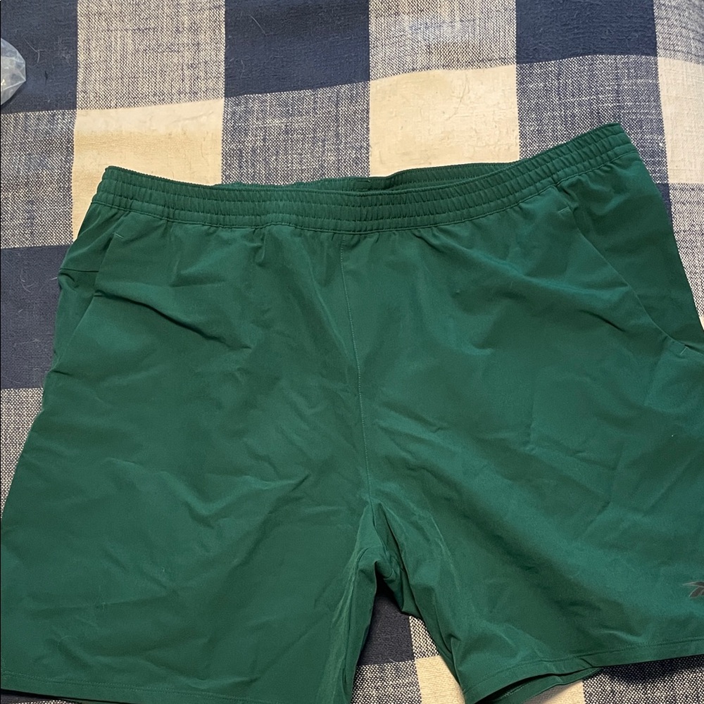 Reebok Dark Green Strength Shorts 4.0